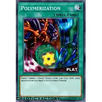 RA03-EN051 Polymerization (alternate artwork) Platinum Secret Rare 1st Edition NM