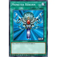 RA03-EN052 Monster Reborn Quarter Century Secret Rare 1st Edition NM