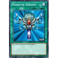 RA03-EN052 Monster Reborn Secret Rare 1st Edition NM