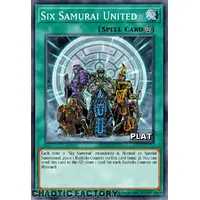 RA03-EN054 Six Samurai United Platinum Secret Rare 1st Edition NM