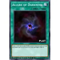 RA03-EN055 Allure of Darkness Platinum Secret Rare 1st Edition NM