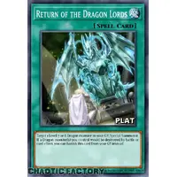 RA03-EN060 Return of the Dragon Lords Platinum Secret Rare 1st Edition NM