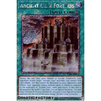 RA03-EN062 Ancient Gear Fortress Platinum Secret Rare 1st Edition NM