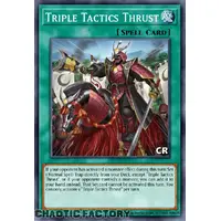 RA03-EN072 Triple Tactics Thrust Collector's Rare 1st Edition NM