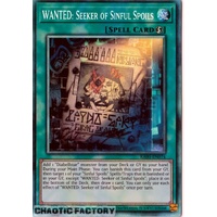 RA03-EN074 WANTED: Seeker of Sinful Spoils Collector's Rare 1st Edition NM