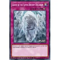 RA03-EN077 Grave of the Super Ancient Organism Platinum Secret Rare 1st Edition NM