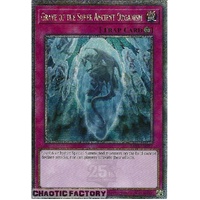 RA03-EN077 Grave of the Super Ancient Organism Quarter Century Secret Rare 1st Edition NM