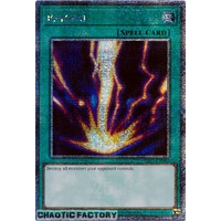 RA03-EN083 Raigeki Quarter Century Secret Rare 1st Edition NM