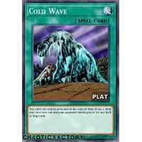 RA03-EN104 Cold Wave Platinum Secret Rare 1st Edition NM