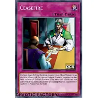 RA03-EN105 Ceasefire Quarter Century Secret Rare 1st Edition NM