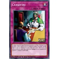 RA03-EN105 Ceasefire Platinum Secret Rare 1st Edition NM