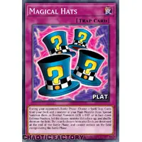 RA03-EN107 Magical Hats Platinum Secret Rare 1st Edition NM