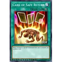 RA03-EN114 Card of Safe Return Quarter Century Secret Rare 1st Edition NM