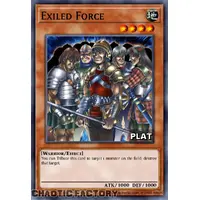 RA03-EN119 Exiled Force Platinum Secret Rare 1st Edition NM