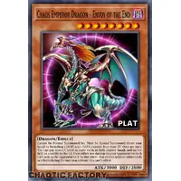 RA03-EN133 Chaos Emperor Dragon - Envoy of the End Platinum Secret Rare 1st Edition NM