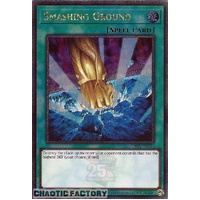 RA03-EN135 Smashing Ground Quarter Century Secret Rare 1st Edition NM