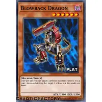 RA03-EN138 Blowback Dragon Platinum Secret Rare 1st Edition NM