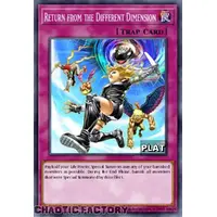 RA03-EN140 Return From The Different Dimension Platinum Secret Rare 1st Edition NM