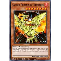 RA03-EN147 Sacred Phoenix of Nephthys Platinum Secret Rare 1st Edition NM