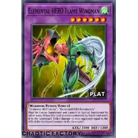 RA03-EN152 Elemental HERO Flame Wingman Platinum Secret Rare 1st Edition NM