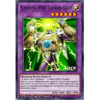 RA03-EN153 Elemental HERO Thunder Giant Quarter Century Secret Rare 1st Edition NM