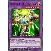 RA03-EN153 Elemental HERO Thunder Giant Platinum Secret Rare 1st Edition NM