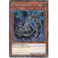 RA03-EN155 Cyber Dragon (alternate artwork) Platinum Secret Rare 1st Edition NM