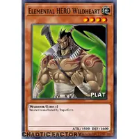 RA03-EN157 Elemental HERO Wildheart Platinum Secret Rare 1st Edition NM