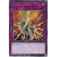 RA03-EN165 Icarus Attack Platinum Secret Rare 1st Edition NM