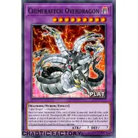 RA03-EN166 Chimeratech Overdragon Platinum Secret Rare 1st Edition NM