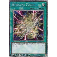 RA03-EN169 Overload Fusion Platinum Secret Rare 1st Edition NM