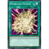 RA03-EN169 Overload Fusion Platinum Secret Rare 1st Edition NM