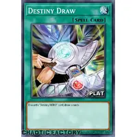 RA03-EN173 Destiny Draw Platinum Secret Rare 1st Edition NM