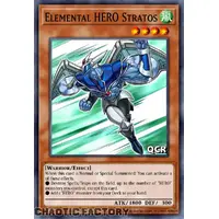 RA03-EN177 Elemental HERO Stratos Quarter Century Secret Rare 1st Edition NM