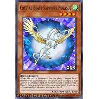 RA03-EN179 Crystal Beast Sapphire Pegasus Quarter Century Secret Rare 1st Edition NM