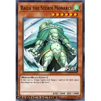 RA03-EN180 Raiza the Storm Monarch Platinum Secret Rare 1st Edition NM