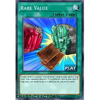 RA03-EN182 Rare Value Platinum Secret Rare 1st Edition NM