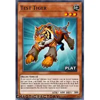 RA03-EN189 Test Tiger Platinum Secret Rare 1st Edition NM