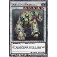 RA03-EN200 Colossal Fighter Platinum Secret Rare 1st Edition NM