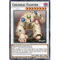 RA03-EN200 Colossal Fighter Platinum Secret Rare 1st Edition NM