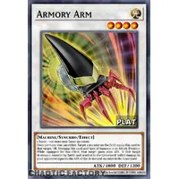 RA03-EN213 Armory Arm Platinum Secret Rare 1st Edition NM