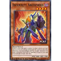 RA03-EN220 Infernity Archfiend Platinum Secret Rare 1st Edition NM