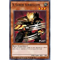 RA03-EN221 X-Saber Airbellum Platinum Secret Rare 1st Edition NM