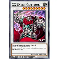 RA03-EN226 XX-Saber Gottoms Platinum Secret Rare 1st Edition NM