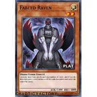 RA03-EN239 Fabled Raven Platinum Secret Rare 1st Edition NM