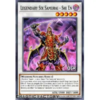 RA03-EN250 Legendary Six Samurai - Shi En Quarter Century Secret Rare 1st Edition NM