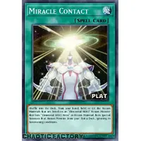 RA03-EN253 Miracle Contact Platinum Secret Rare 1st Edition NM