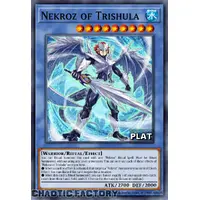 RA03-EN261 Nekroz of Trishula Platinum Secret Rare 1st Edition NM