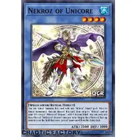 RA03-EN262 Nekroz of Unicore Quarter Century Secret Rare 1st Edition NM