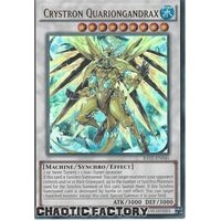  Crystron Quariongandrax RATE-EN046 Ultra Rare 1st Edition NM